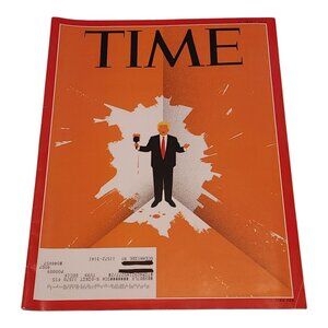 DONALD TRUMP PAINTING SELF IN CORNER TIME MAGAZINE OCTOBER 7 2019 PRE-OWNED